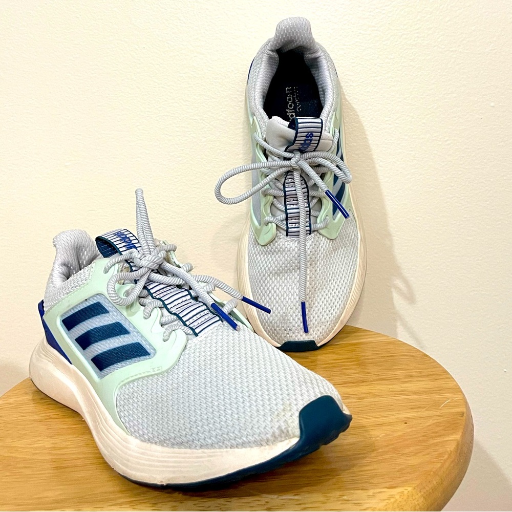 Adidas Women's Size 9 Energyfalcon X in Color Dash Grey Tech Mineral Dash Green